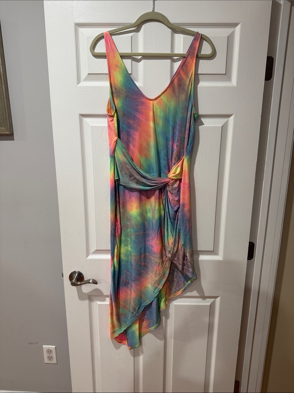 Tie dye swimsuit cover desss